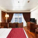 Standard cabin on an MS Royal Princess Nile cruise ship