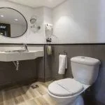 Bathroom inside a cabin on the MS Semiramis II