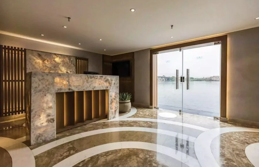 Front desk of the MS Semiramis II