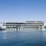 Surise Semiramis II Nile Cruise ship sailing on the Nile River.