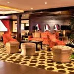 The luxurious lounge on the Steigenberger Legacy ship.