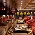 The elegant restaurant on the Steigenberger Legacy Nile Cruise.