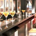 The bar on the Steigenberger Minerva Nile Cruise ship.