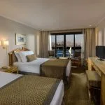 A twin-bedded cabin on the Steigenberger Royale.