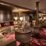 The elegant lobby on the MS Steigenberger Royale.