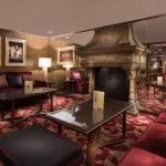 The luxurious lounge on the Steigenberger Royale.