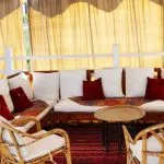 Abundance Dahabiya Nile Cruise sun deck lounge area