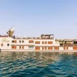 Rois Dahabiya luxury sailing boat on the Nile River.
