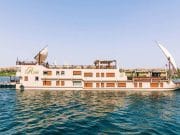 Rois Dahabiya luxury sailing boat on the Nile River.