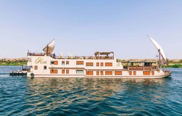 Rois Dahabiya luxury sailing boat on the Nile River.