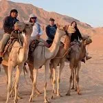 Group-Of-People-camel-ride-Tour-in-Desert-Luxor