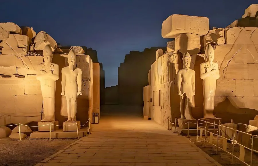 Light-Show-At-Karnak-Temple