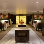 The Dining Lounge on the Oberoi Zahra.