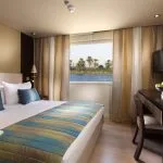 Luxurious cabin on the MS Sanctuary Nile Adventurer with Nile River View.
