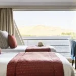 Twin-bed cabin on the Sanctuary Sun Boat IV Luxury Cruise.