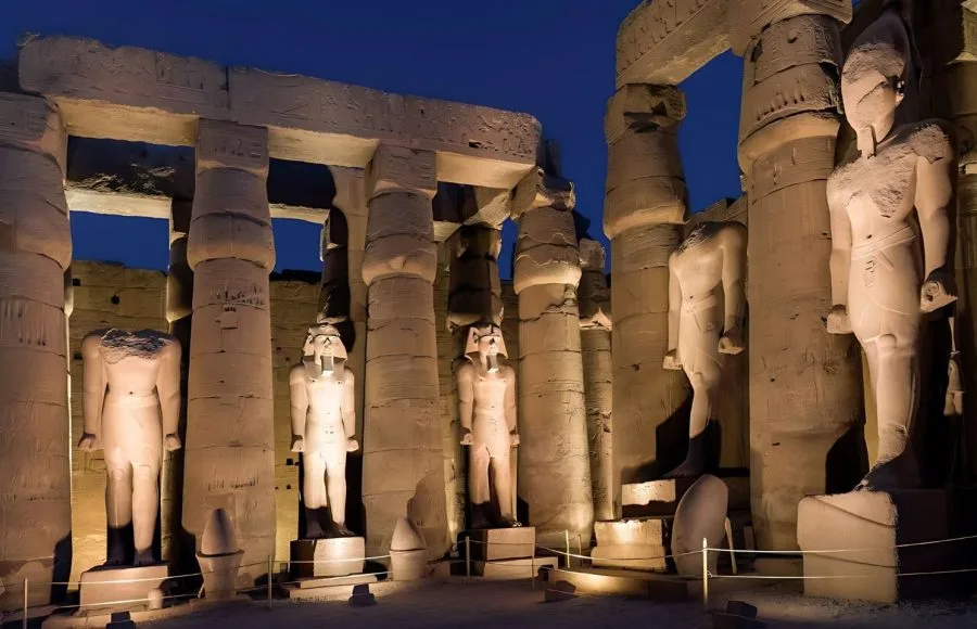 Temple-Columns-Of-Luxor-Temple-Egypt