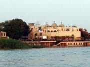 Monastery complex on the banks of the Nile River, near the place the Holy Family moved in a boat heading to Upper Egypt.