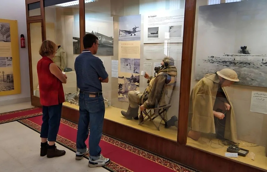 Tourist-Visiting-The-El-Alamein-War-Museum