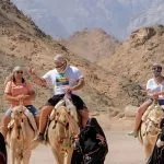 Tourists-enjoy-the-camel-safari-in-the-desert-near-Hurghada-Egypt