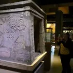 A-Woman-Takes-Photos-At-The-Nubia-Museum