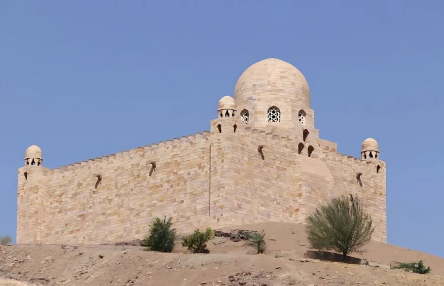 Agha-Khan-mausoleum-in-Aswan-Egypt