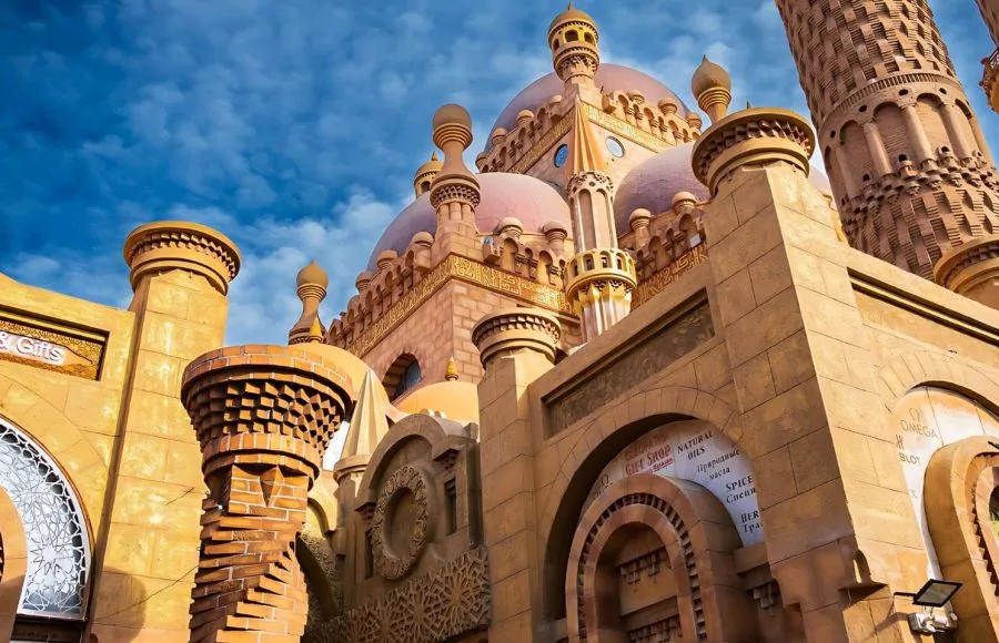 Al-Sahaba-Mosque-In-The-Old-Market-In-Sharm-El-Sheikh-Egypt