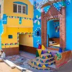 Colourful-Nubian-houses-in-Aswan
