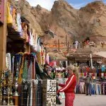 European-Woman-Shopping-In-Sharm-El-Sheikh-Market-Egypt
