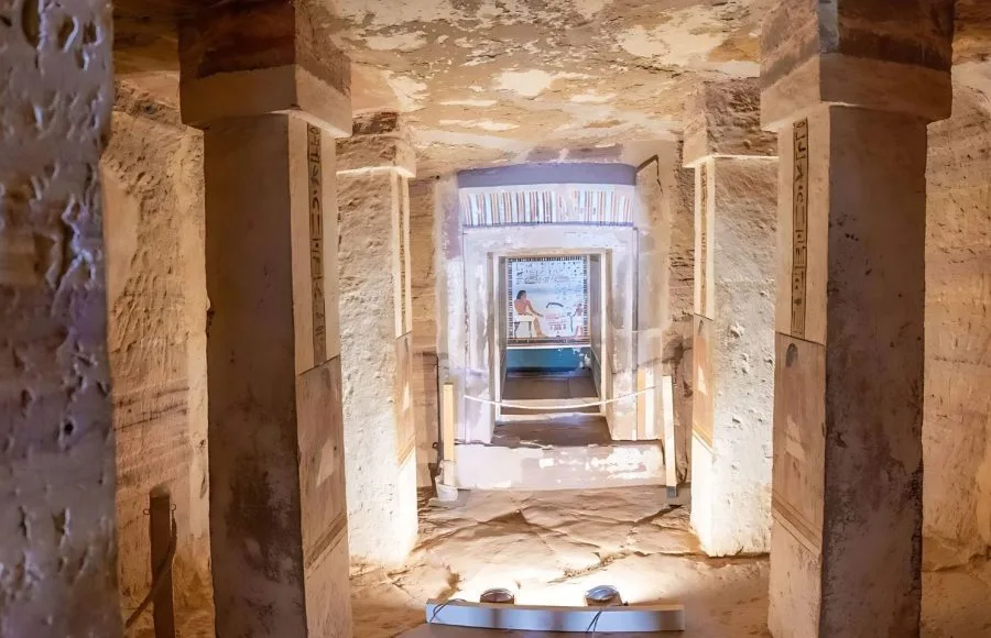 Frescoes-In-The-Tombs-Of-Mekhu-And-Sabni