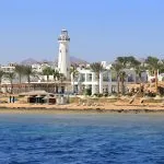 Light-House-In-Beach-Coast-And-Hotel-Resort-In-Sharm-El-Sheikh-In-Egypt