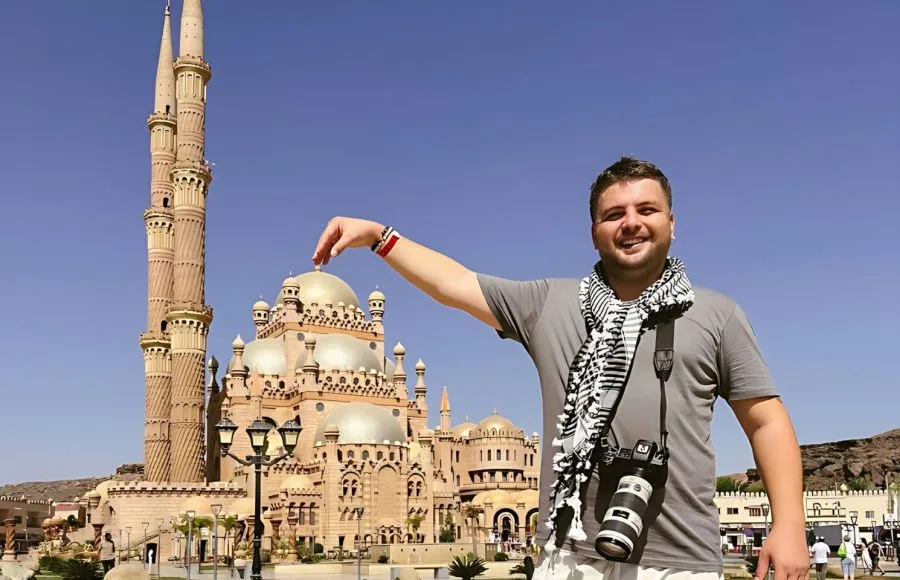 Man-Near-Al-Sahaba-Mosque-In-Sharm-El-Sheikh-Egypt