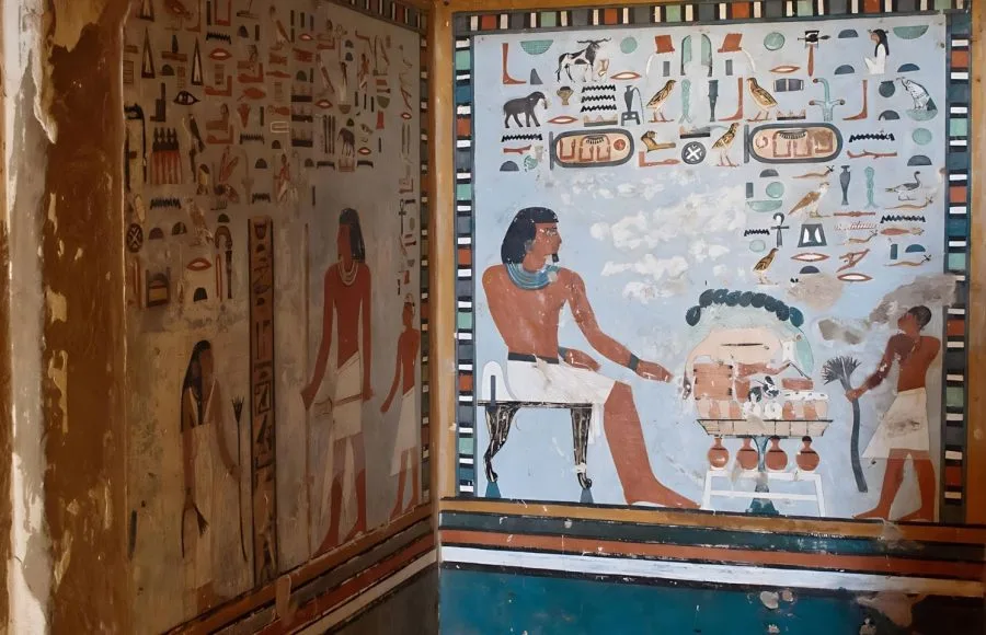 Mural-Painting-At-The-Tombs-Of-Nobles