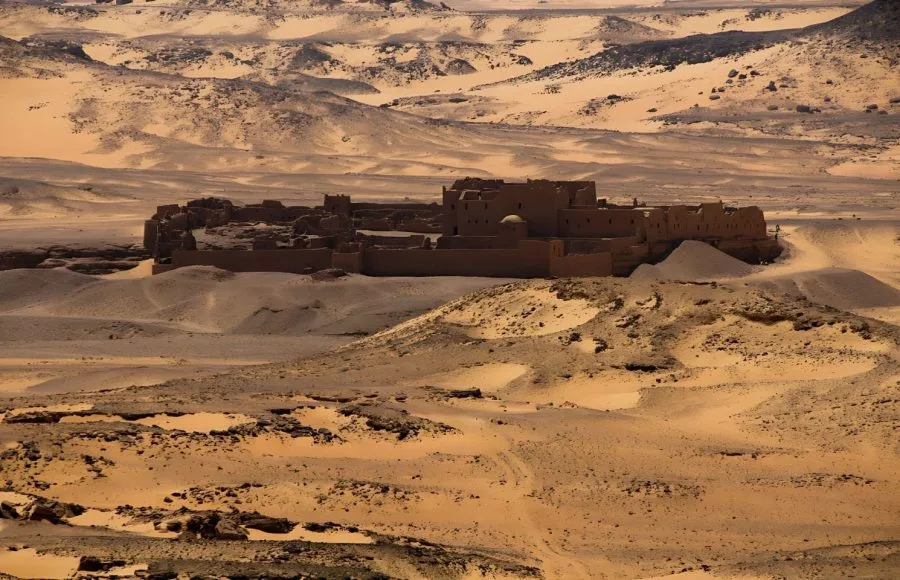St-Simons-Monastery-In-The-Desert-In-Aswan-Egypt