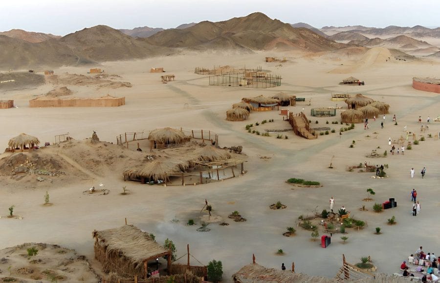 Tourists-In-Bedouin-Village-About-Hurghada