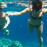 Underwater-Diving-Picture-Of-Divers-Snorkeling-In-Red-Sea-At-The-Canyon-Dive-Site-Near-Dahab-Sinai-Egypt