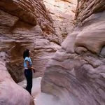young-woman-in-Coloured-Canyon-mountain-desert-Sinai