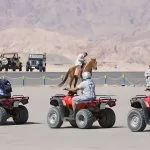 A-horse-and-quad-bikes-in-Dahab-Sinai-Desert-Egypt