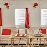 Lounge area on the Lazuli Gordon Pacha Dahabiya Nile Cruise.