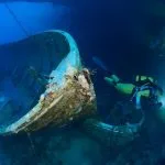Scuba-Diver-Exploring-Salem-Express-On-Ship-Wreck-Safaga