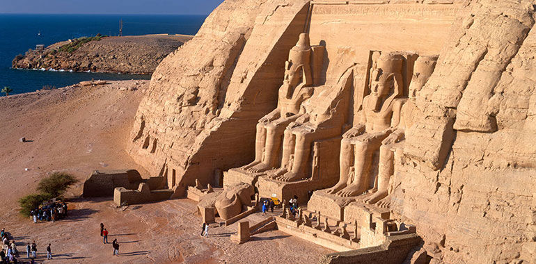 Abu Simbel Temple and Lake Nasser Egypt