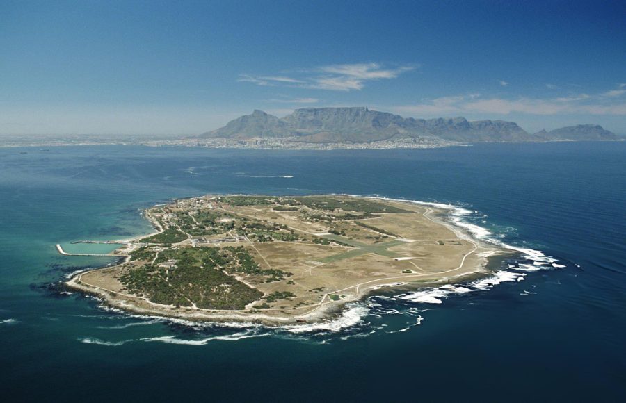 Aerial-View-of-Robben-Island-with-Table-Mountain-and-Cape-Town