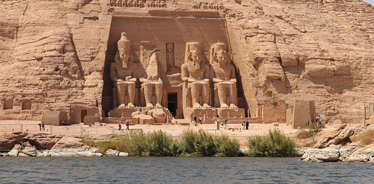 Ancient Egyptian Temple Of Ramses Ii Abu Simbel Temple