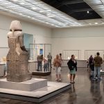 Back-of-Ramses-II-Pharaoh-of-Egypt-statue-dispalyed-at-Louvre-Abu-Dhabi