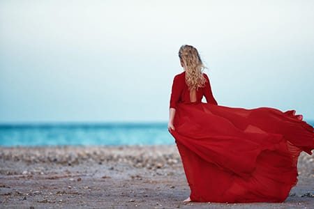 Tourist Walking On A Red Sea Beach, The Perfect Egypt 12 Day Tour Finale.