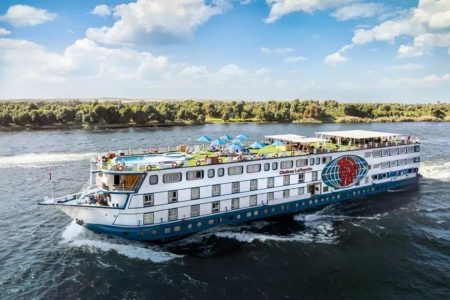 Nile cruise ship exterior