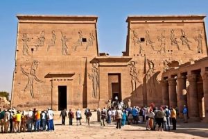 An Egypt Holiday From Kuwait Explores The Philae Temple Experience a remarkable Egypt trips from Kuwait, exploring the intricately carved facades of the beautiful Philae Temple.