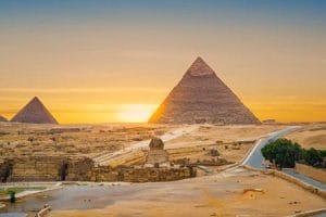 Witness the majestic Pyramids and Sphinx at sunset with unforgettable Egypt holidays from Mumbai