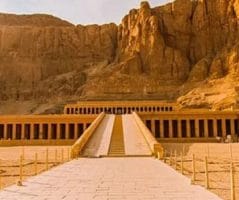 Explore the unique architecture of Hatshepsut's Temple on Egypt tours from Mumbai
