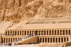 Explore the magnificent Temple of Hatshepsut on captivating trips to Egypt from Saudi Arabia.