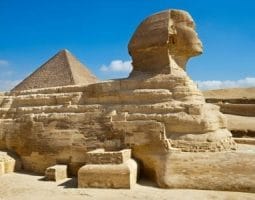 The Great Sphinx and Pyramid of Khafre highlight Egypt Trip Packages From Pakistan. The Great Sphinx and the Pyramid of Khafre are a classic sight on any Egypt holiday from Pakistan.